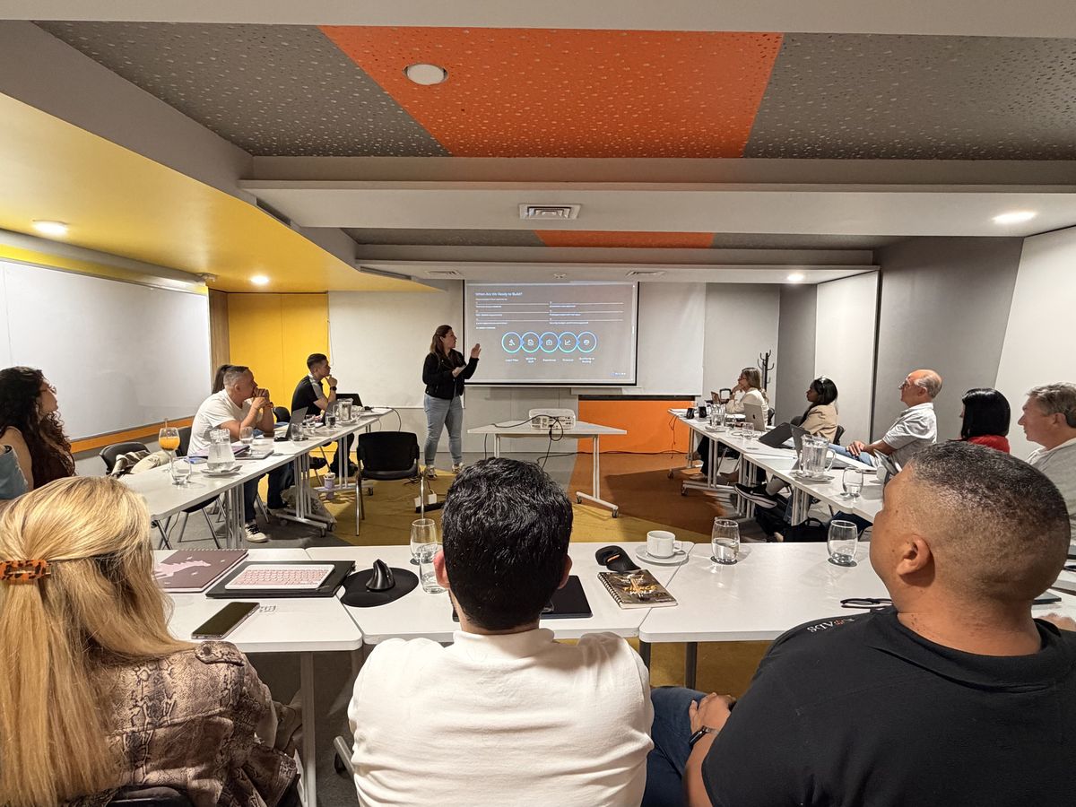 A Roads working session with business owners