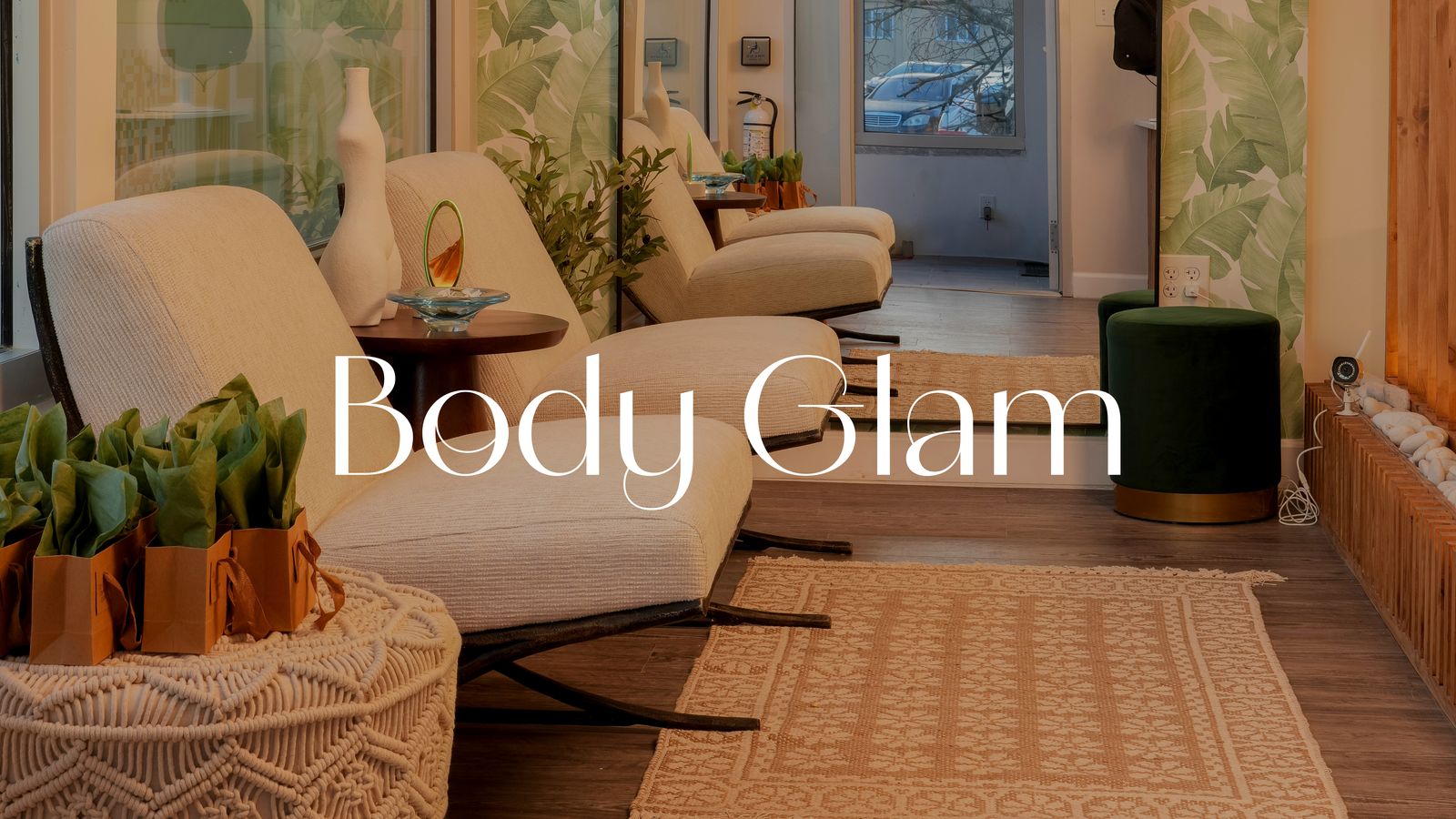 Body Glam · Brand photography in the spa